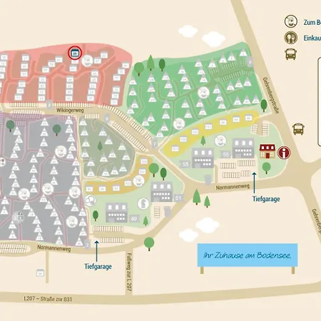 Vakantiehuis Ferienwohnpark Satteldachhaus Typ 9 Sd 55